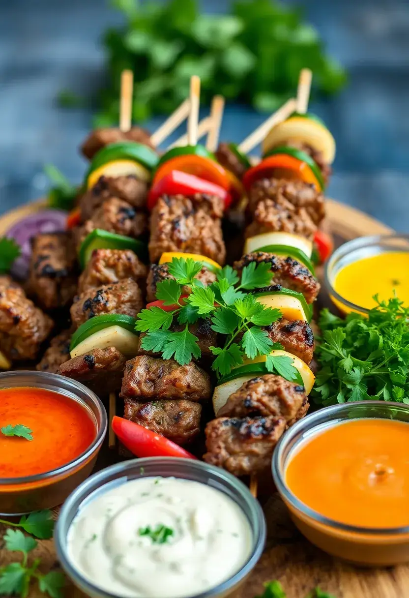25 Carnivore Ground Lamb Recipes for Protein Packed Meals 5. Lamb and Vegetable Skewers