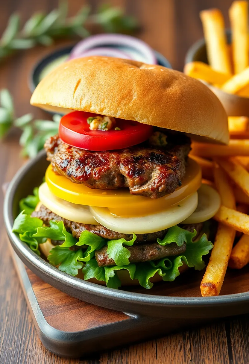 25 Christmas Lamb Recipes for Elegant Holiday Feasts 11. Rosemary and Garlic Lamb Burgers