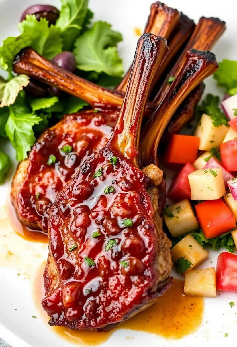 25 Christmas Lamb Recipes for Elegant Holiday Feasts 18. Sticky Glazed Lamb Chops