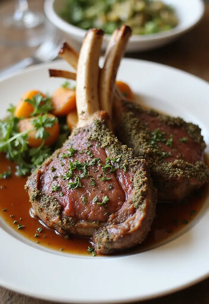 25+ Lamb Dinner Recipes for Special and Everyday Occasions - 1. Herb-Crusted Rack of Lamb