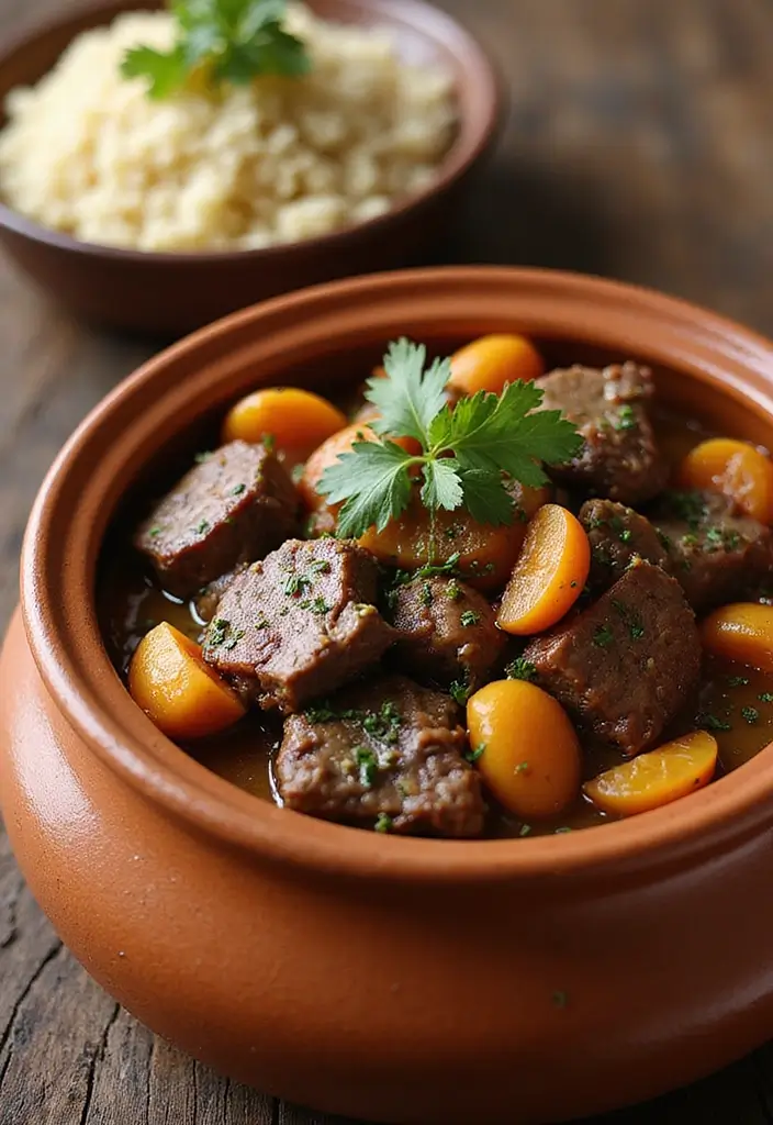 25+ Lamb Dinner Recipes for Special and Everyday Occasions - 25. Lamb Tagine with Apricots