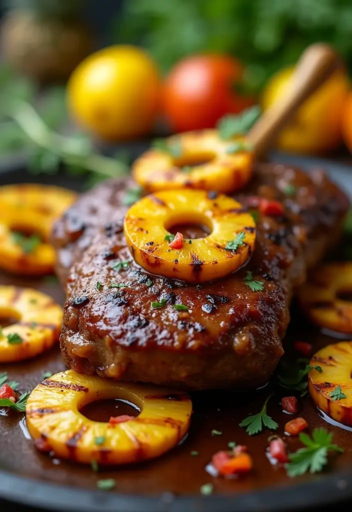 25 Lamb Leg Steak Recipes Hearty and Delicious Ideas 15. Teriyaki Pineapple Lamb Leg Steak
