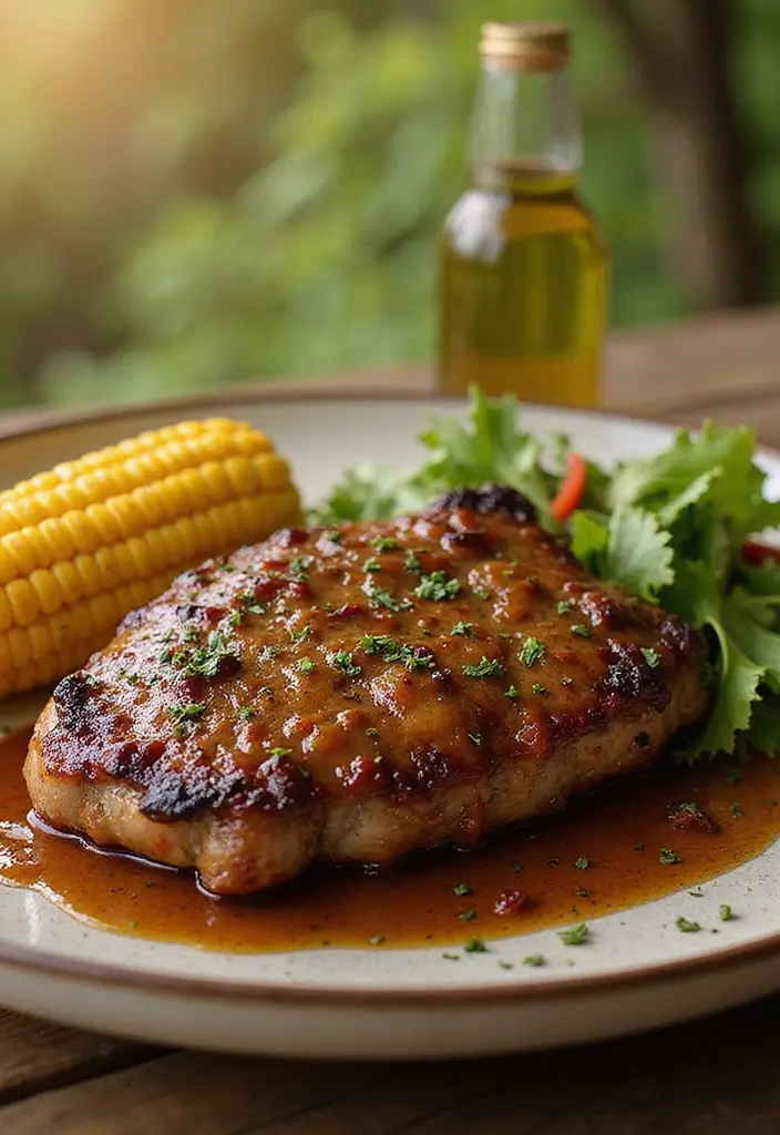 25 Lamb Leg Steak Recipes Hearty and Delicious Ideas 19. Maple Mustard Glazed Lamb Leg Steak