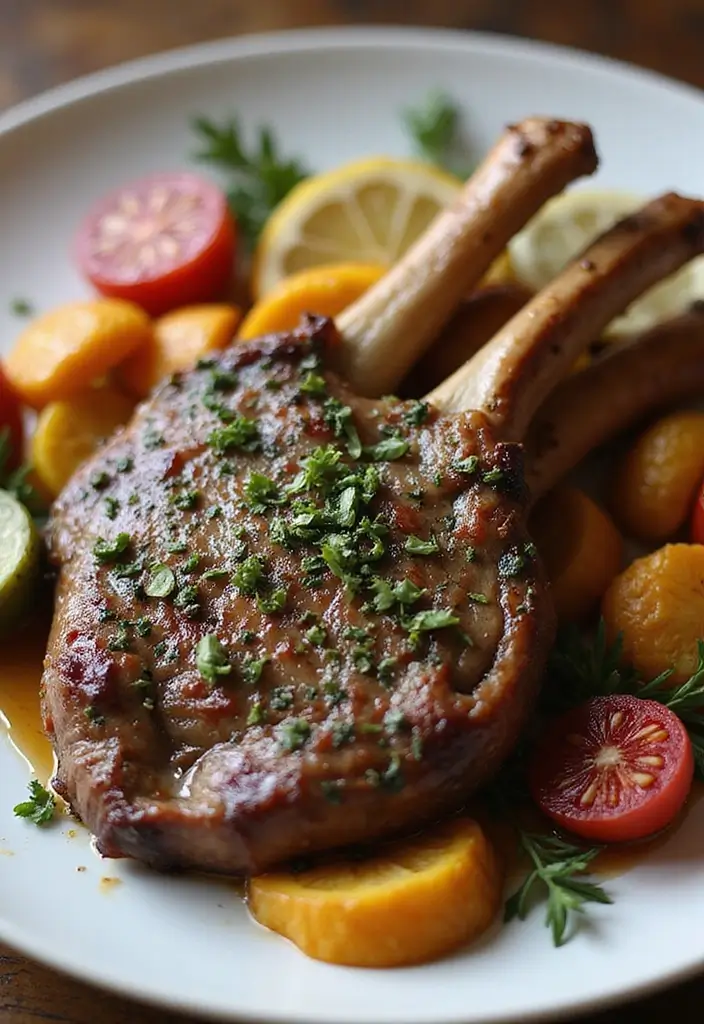 25 Lamb Leg Steak Recipes Hearty and Delicious Ideas 7. Herb Crusted Lamb Leg Steak