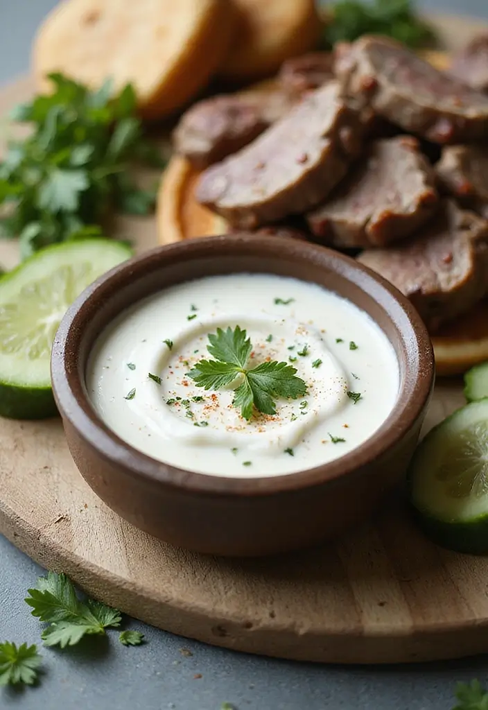 25 Lamb Sauce Recipes Rich Flavors for Any Cut 19. Mediterranean Tzatziki Sauce
