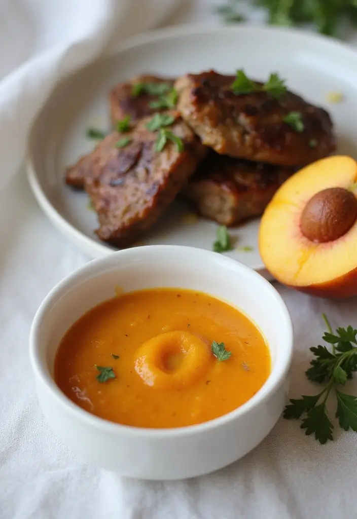 25 Lamb Sauce Recipes Rich Flavors for Any Cut 9. Sweet and Spicy Peach Sauce