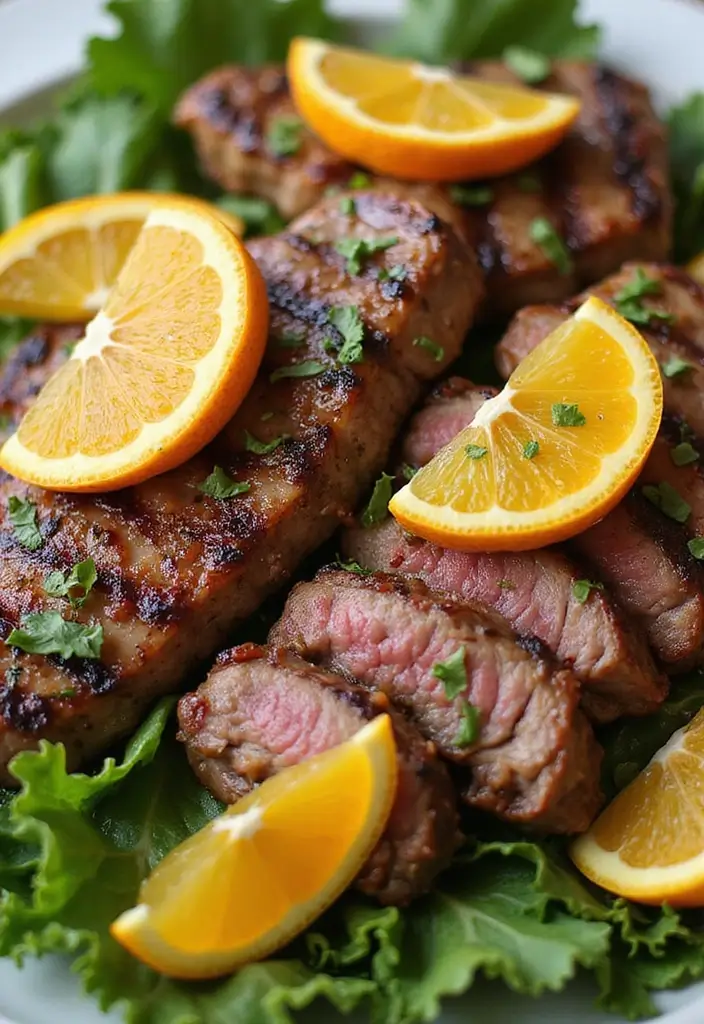25 Lamb Sirloin Steak Recipes Juicy and Tender Meals 14. Citrus Marinated Lamb Steaks