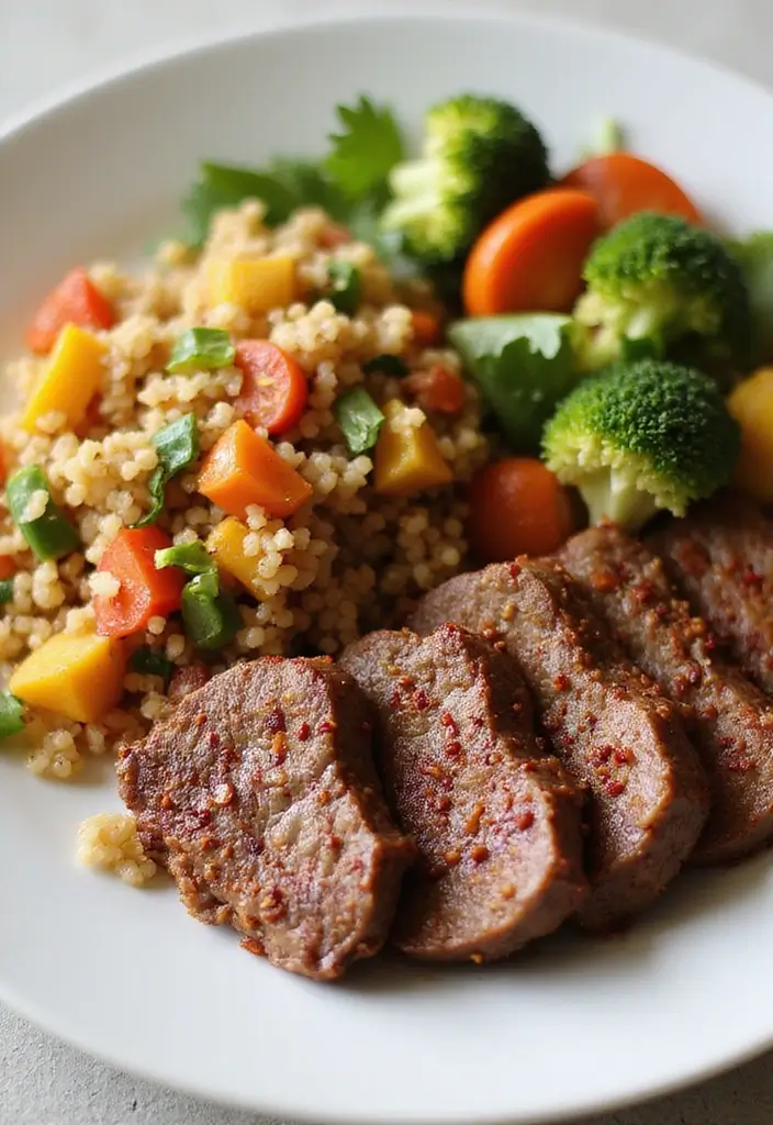 25 Lamb Sirloin Steak Recipes Juicy and Tender Meals 25. Spiced Lamb Sirloin with Quinoa Salad