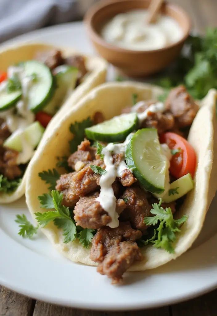 25+ Leftover Lamb Recipes: Clever and Tasty Transformations - 1. Lamb Gyro Wraps