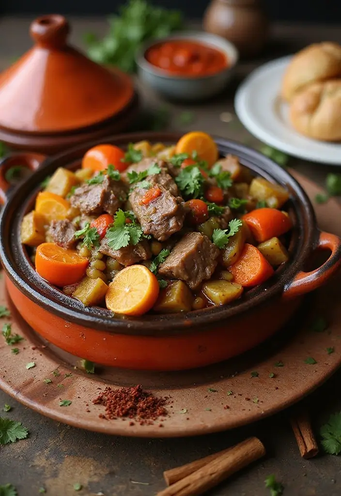25+ Leftover Lamb Recipes: Clever and Tasty Transformations - 10. Lamb Moroccan Tagine
