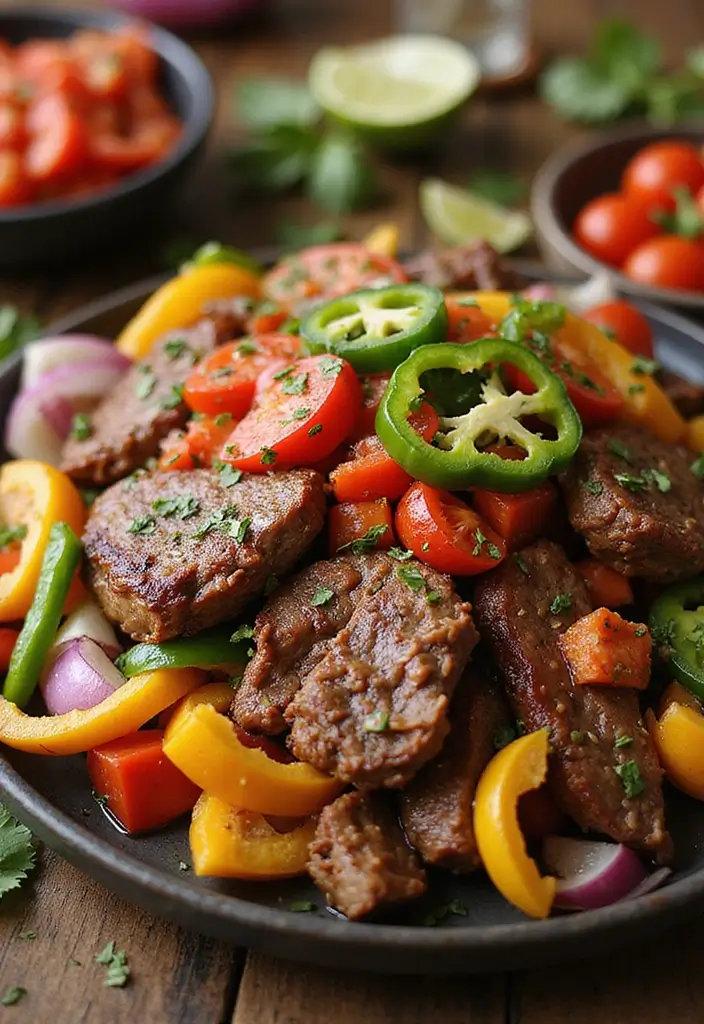 25+ Leftover Lamb Recipes: Clever and Tasty Transformations - 13. Lamb Fajitas