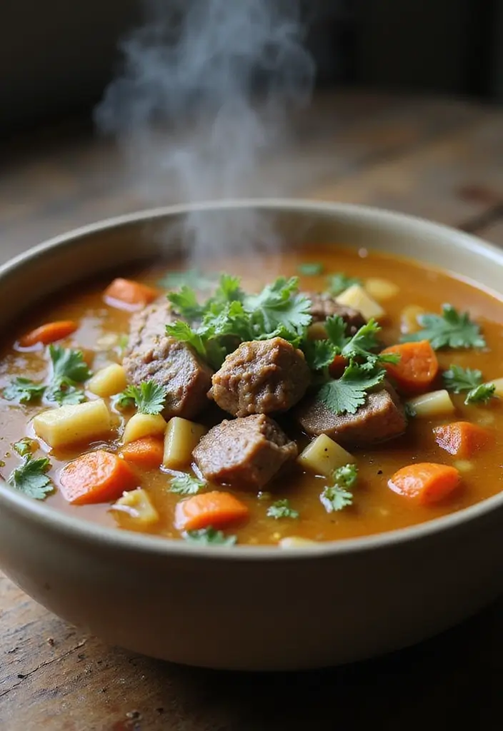 25+ Leftover Lamb Recipes: Clever and Tasty Transformations - 19. Lamb and Veggie Soup