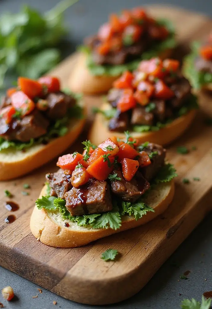 25+ Leftover Lamb Recipes: Clever and Tasty Transformations - 22. Lamb Bruschetta