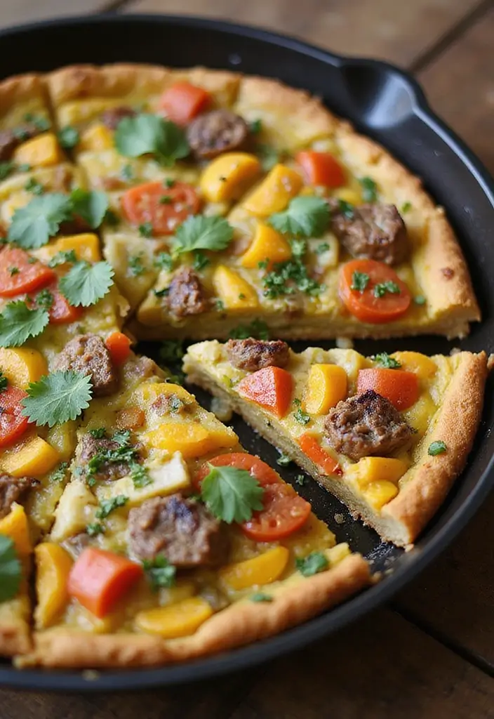 25+ Leftover Lamb Recipes: Clever and Tasty Transformations - 24. Lamb and Vegetable Frittata