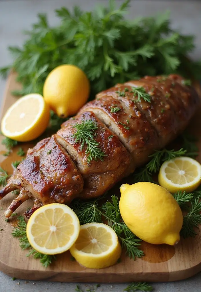 25 Leg of Lamb Marinade Recipes for Tender Holiday Feasts 13. Lemon Dill Marinade