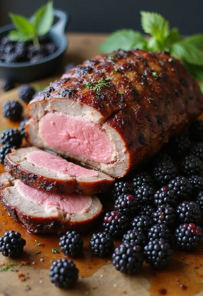 25 Leg of Lamb Marinade Recipes for Tender Holiday Feasts 21. Blackberry Balsamic Marinade