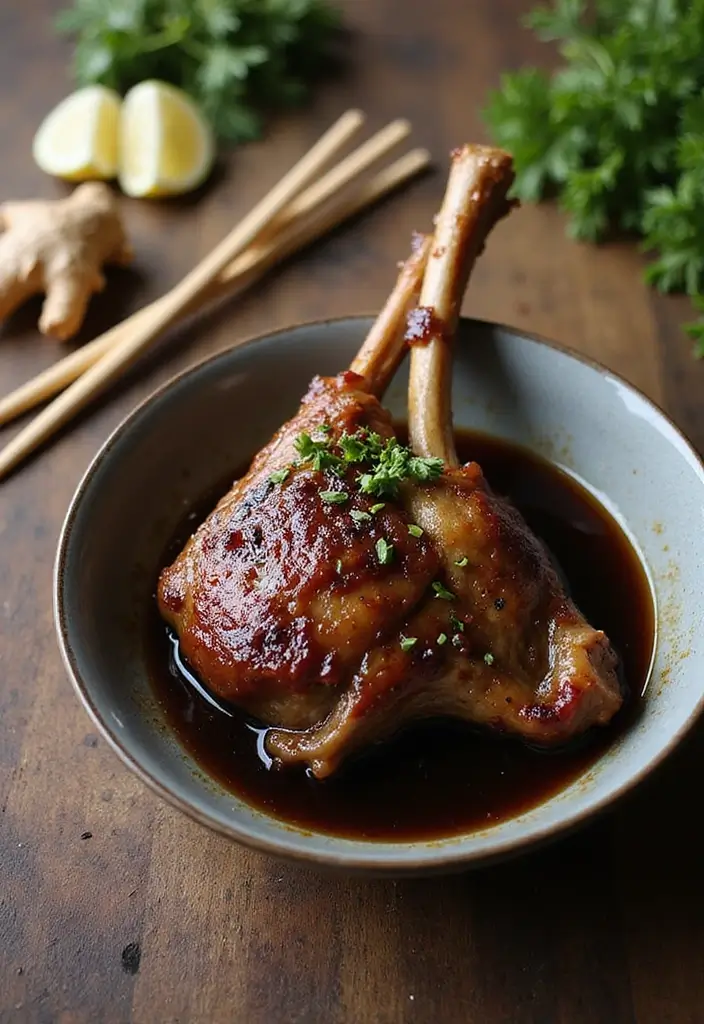 25 Leg of Lamb Marinade Recipes for Tender Holiday Feasts 4. Asian Inspired Soy and Ginger Marinade
