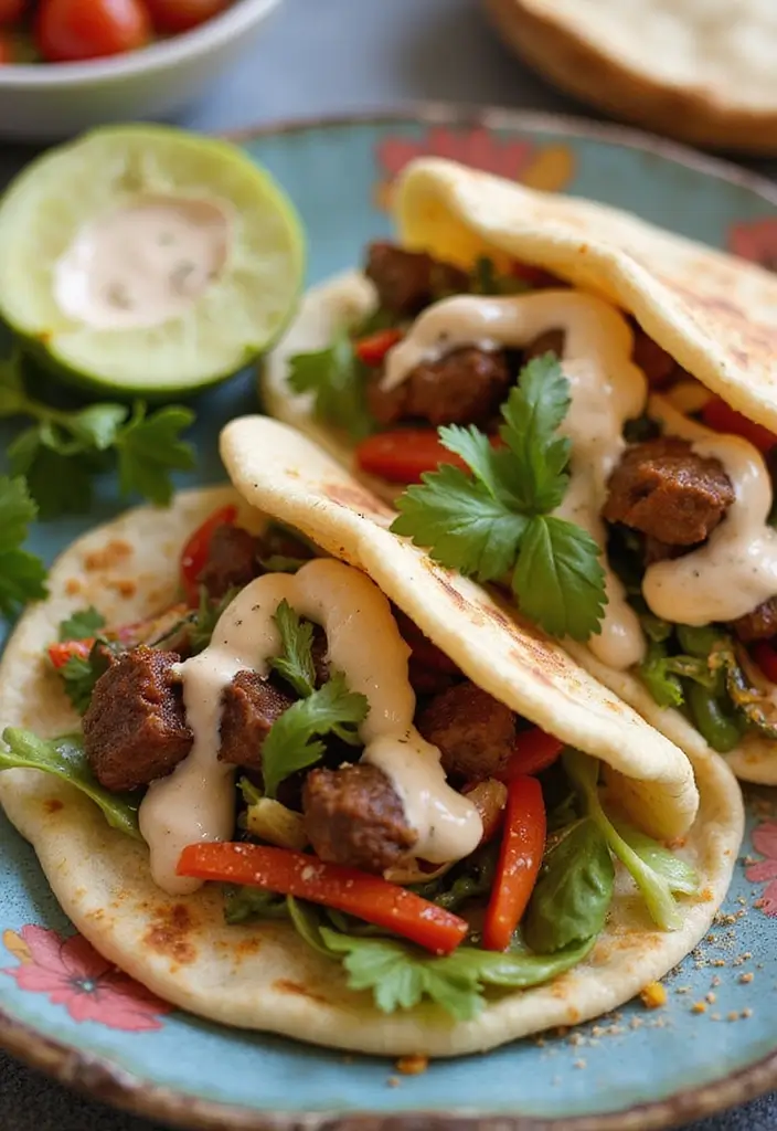 25 Spicy Lamb Recipes Bold and Irresistible Dishes 20. Spicy Lamb Pita Pockets