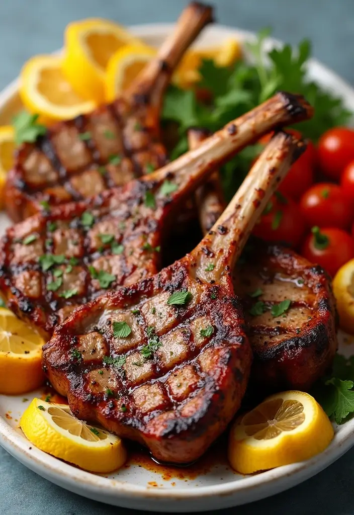 25 Spicy Lamb Recipes Bold and Irresistible Dishes 6. Harissa Spiced Lamb Chops