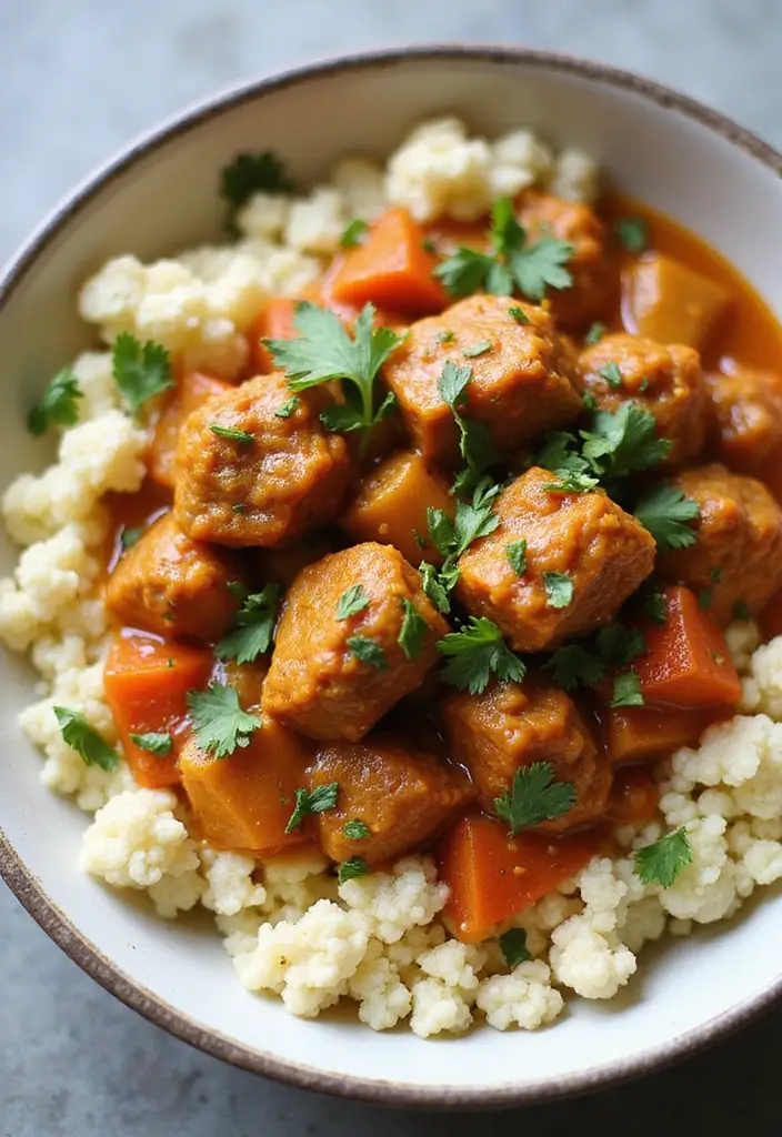 26 Curried Lamb Recipes Spicy and Comforting Flavors for Special Diets 14. Lamb Curry with Cauliflower Rice