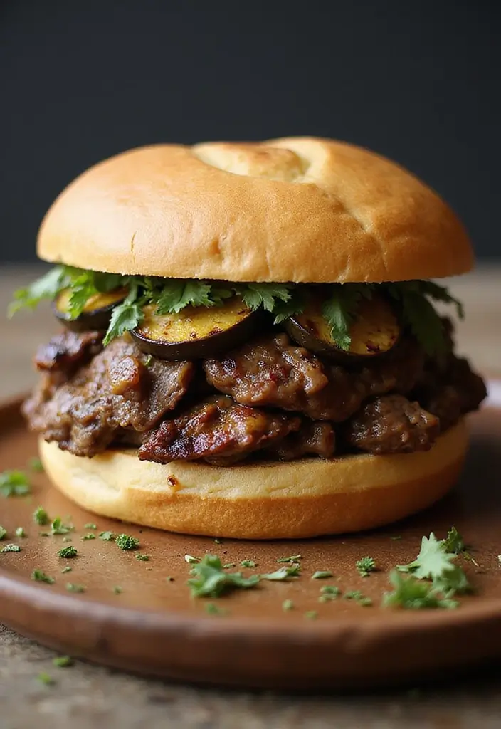 26 Lamb Sandwich Recipes Quick and Hearty Lunch Ideas 23. Lamb and Eggplant Sandwich