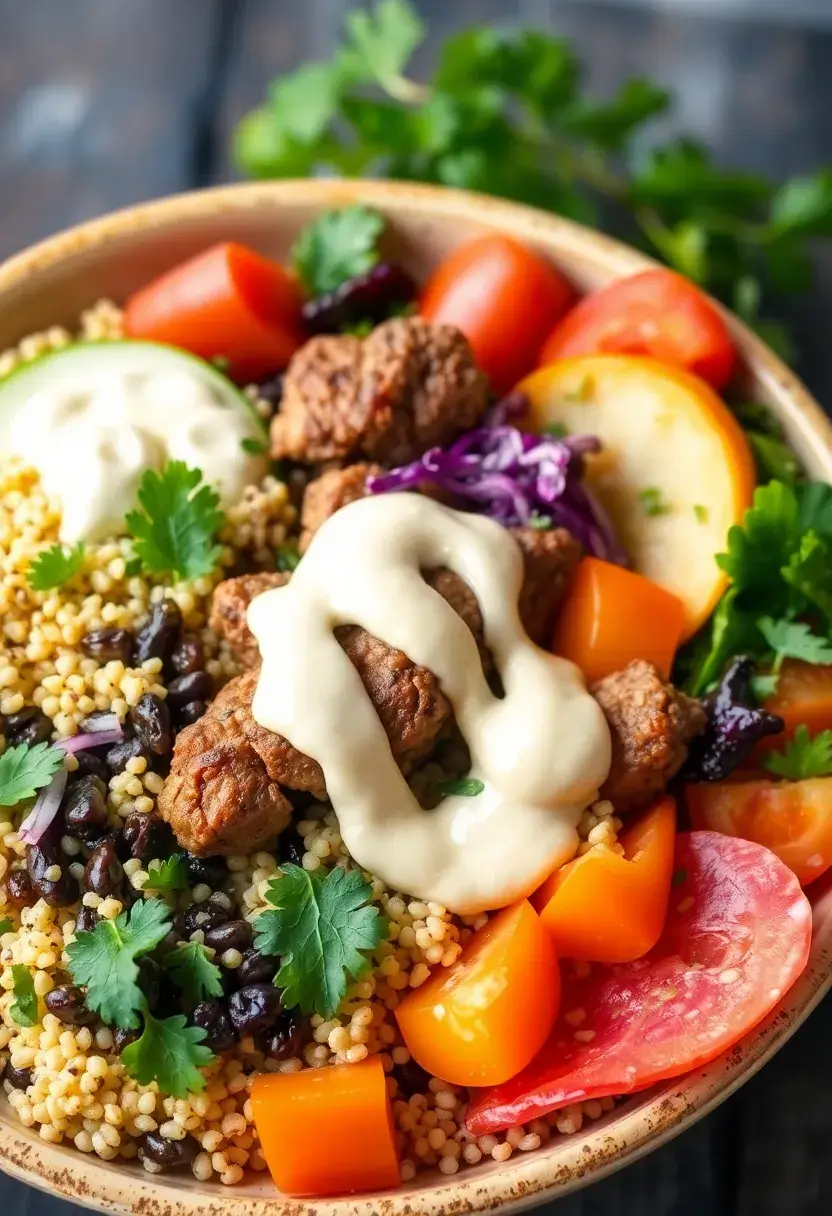 26 Minced Lamb Recipes Healthy and Flavorful Creations 11. Lamb Shawarma Bowl