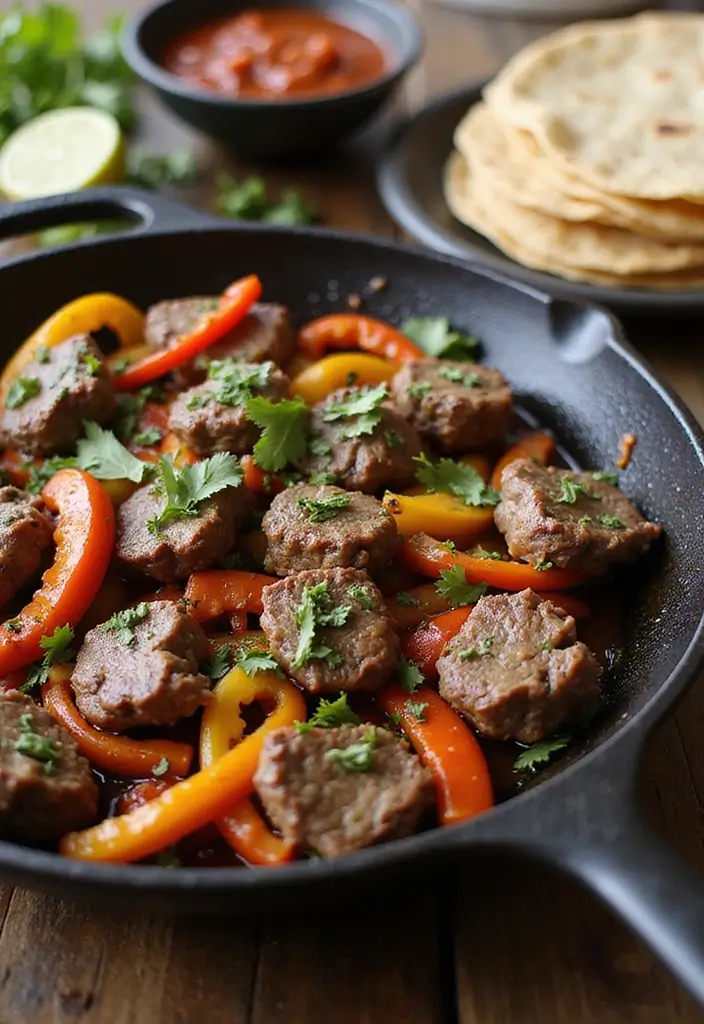 27 Healthy Lamb Recipes Nutritious and Delicious Choices 14. Lamb Fajitas with Bell Peppers