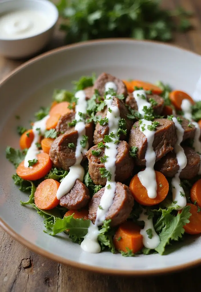 27 Healthy Lamb Recipes Nutritious and Delicious Choices 22. Lamb and Carrot Salad with Yogurt Dressing