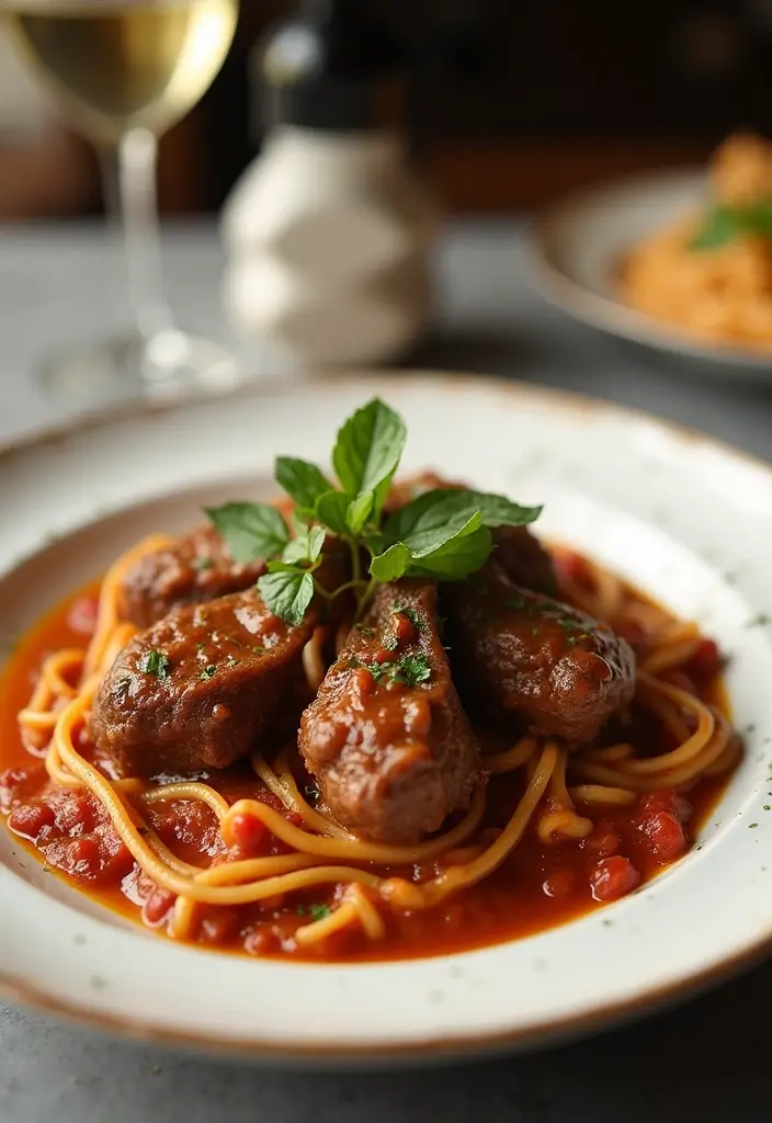 27 Lamb Bolognese Recipes Comforting Pasta Night Ideas 7. Lamb Bolognese with Truffle Oil