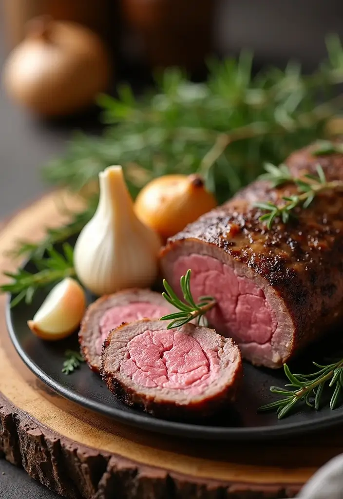 27+ Lamb Loin Recipes Juicy and Flavorful Dinner Favorites 11 27+ Lamb Loin Recipes Juicy and Flavorful Dinner Favorites - 11. Garlic and Rosemary Lamb Loin
