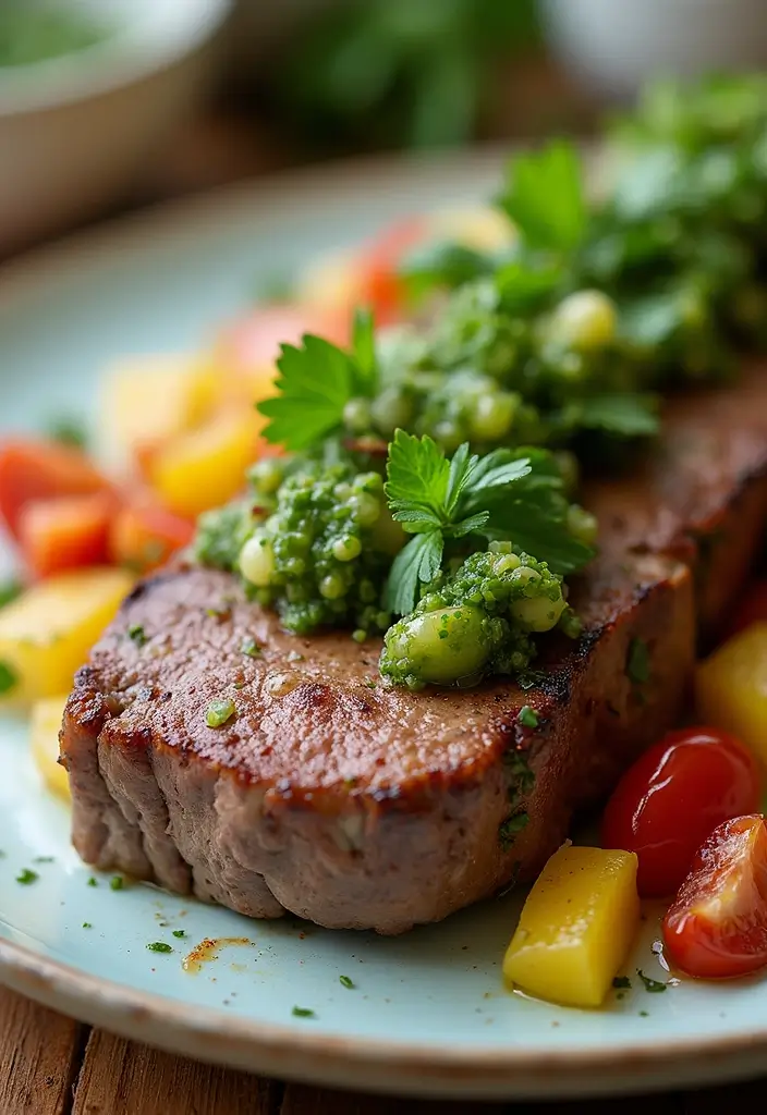 27+ Lamb Loin Recipes Juicy and Flavorful Dinner Favorites 12 27+ Lamb Loin Recipes Juicy and Flavorful Dinner Favorites - 12. Grilled Lamb Loin with Salsa Verde