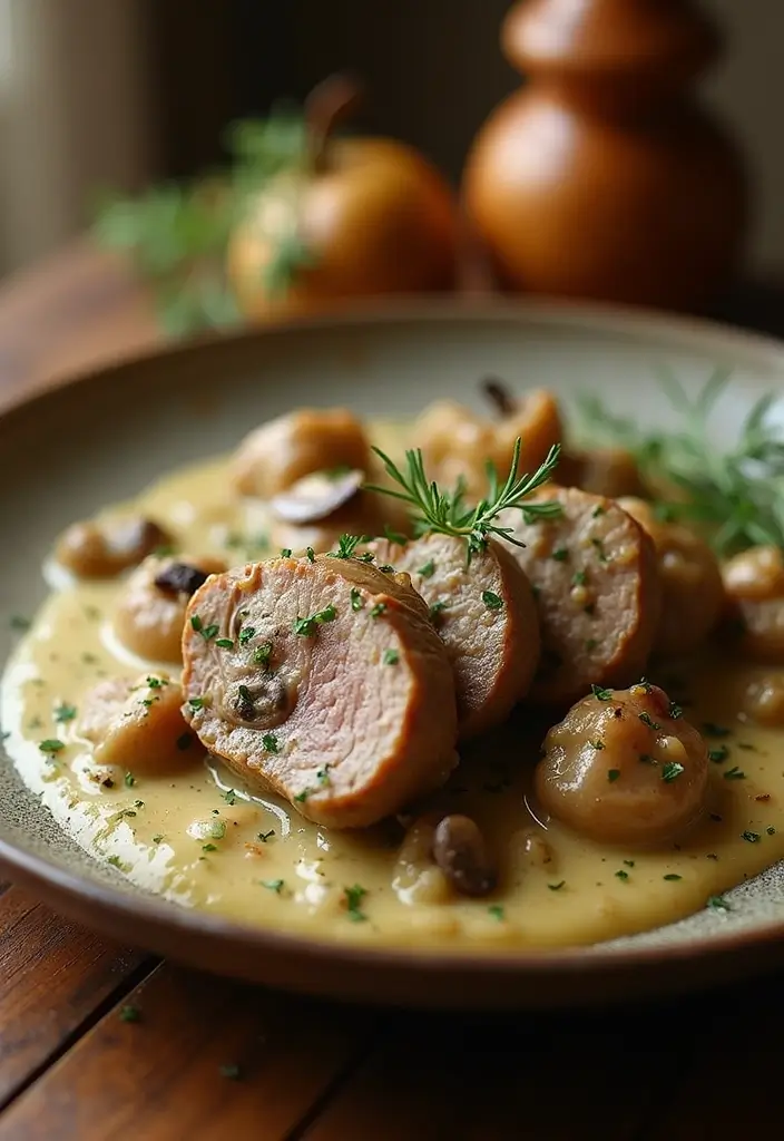 27+ Lamb Loin Recipes Juicy and Flavorful Dinner Favorites 14 27+ Lamb Loin Recipes Juicy and Flavorful Dinner Favorites - 14. Creamy Garlic Mushroom Lamb Loin