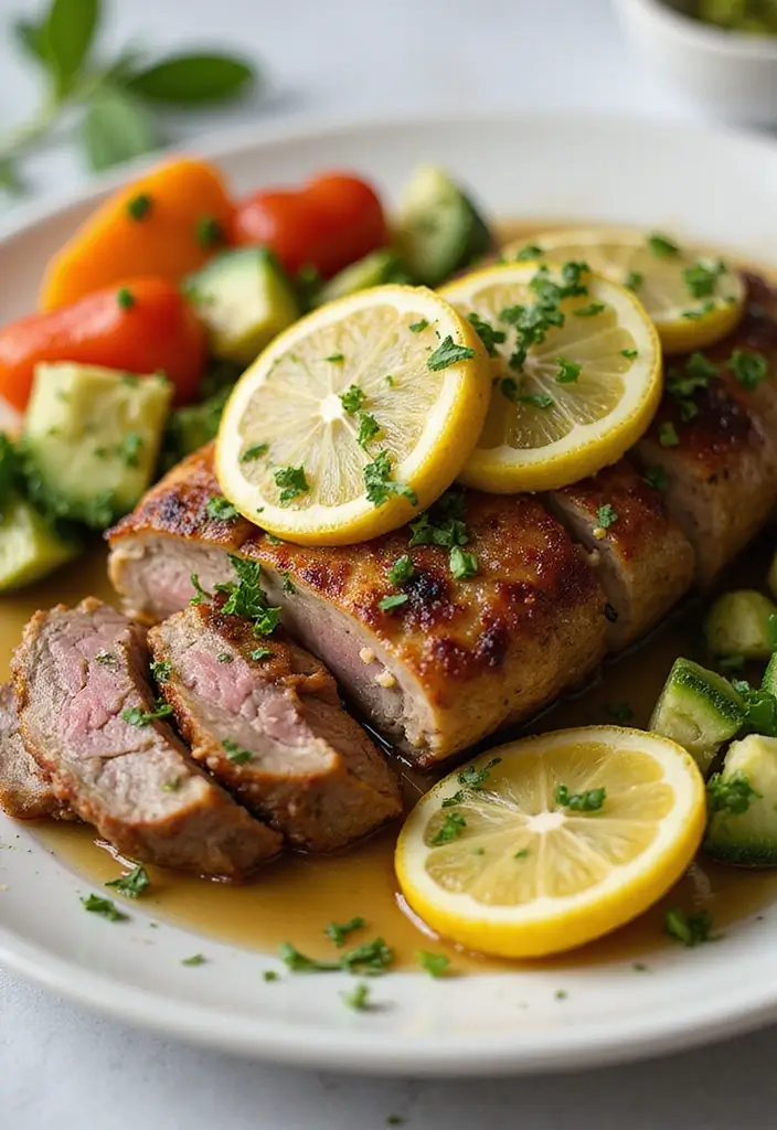 27+ Lamb Loin Recipes Juicy and Flavorful Dinner Favorites 23 27+ Lamb Loin Recipes Juicy and Flavorful Dinner Favorites - 23. Zesty Lemon Garlic Lamb Loin