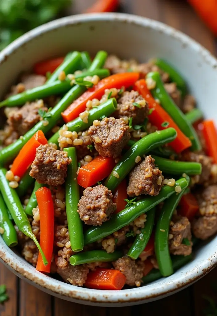 27 Lamb Mince Recipes Quick and Delicious Favorites 26. Lamb Mince and Green Bean Stir Fry