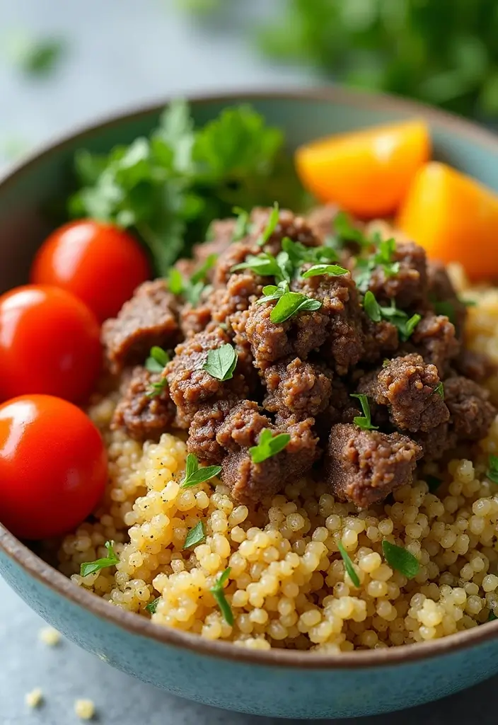 27 Lamb Mince Recipes Quick and Delicious Favorites 5. Lamb Mince and Quinoa Bowl