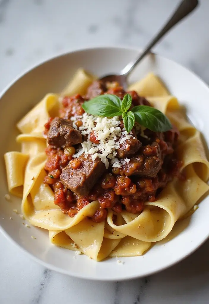 27 Lamb Recipes for Easter Elegant and Festive Ideas 12. Italian Lamb Ragu