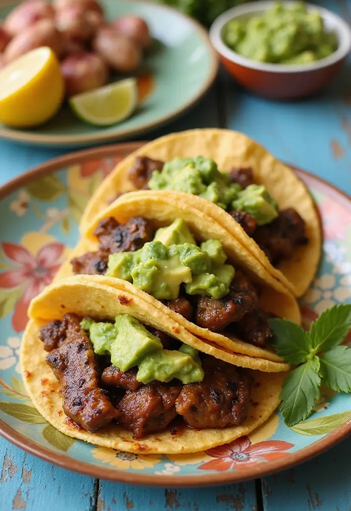 27 Lamb Recipes for Easter Elegant and Festive Ideas 15. Spicy Lamb Tacos with Avocado Salsa