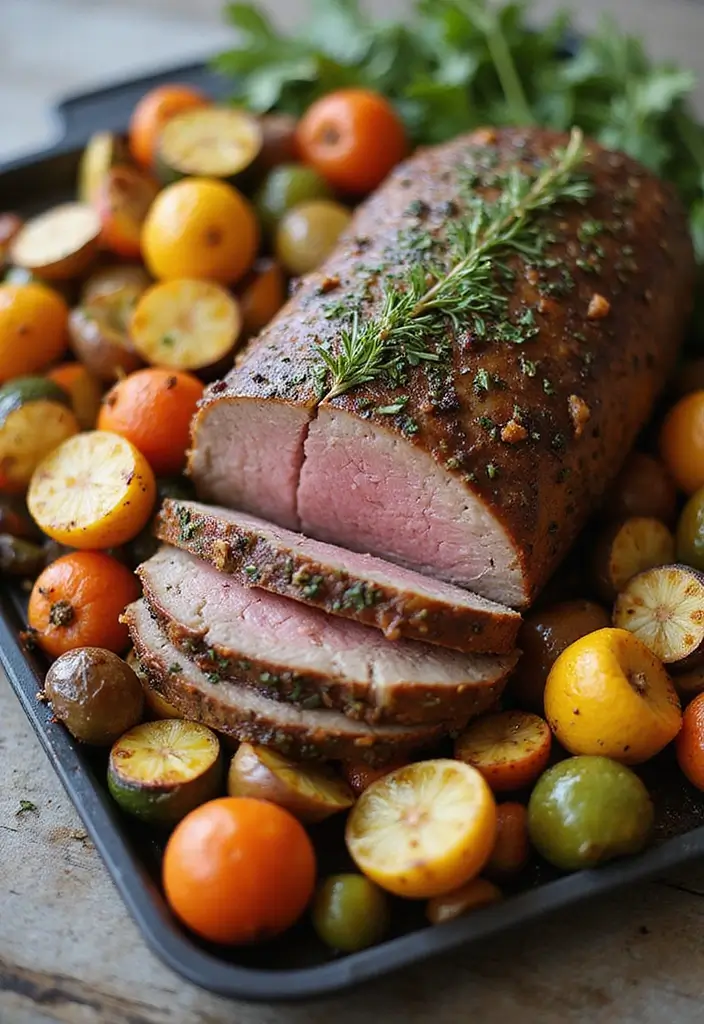 27 Lamb Recipes for Easter Elegant and Festive Ideas 25. Garlic Herb Butter Lamb Roast
