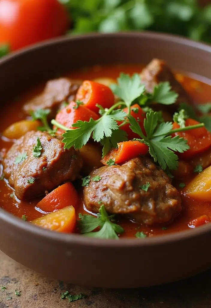 27 Lamb Shank Stew Recipes Rich and Hearty Comfort Food 11. Smoky Chipotle Lamb Shank Stew