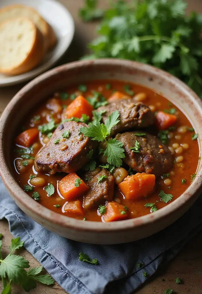 27 Lamb Shank Stew Recipes Rich and Hearty Comfort Food 14. Lentil and Lamb Shank Stew