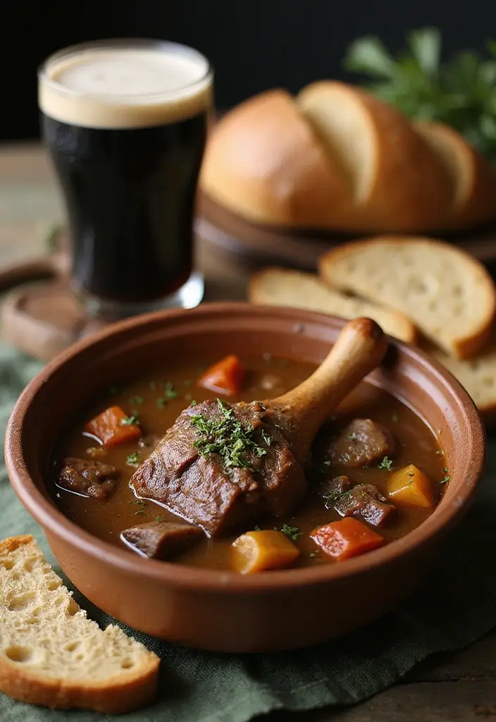 27 Lamb Shank Stew Recipes Rich and Hearty Comfort Food 5. Hearty Irish Lamb Shank Stew
