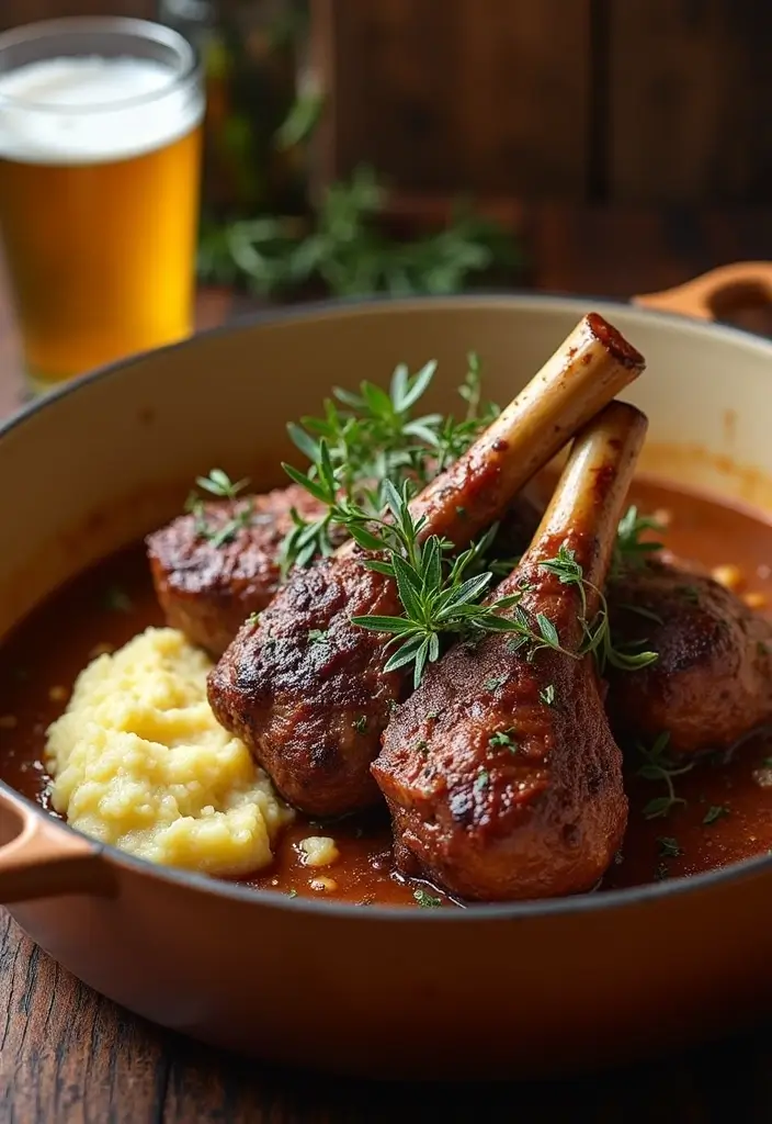 27 Semi Boneless Leg of Lamb Recipes Juicy and Flavor Packed 18. Beer Braised Semi Boneless Leg of Lamb