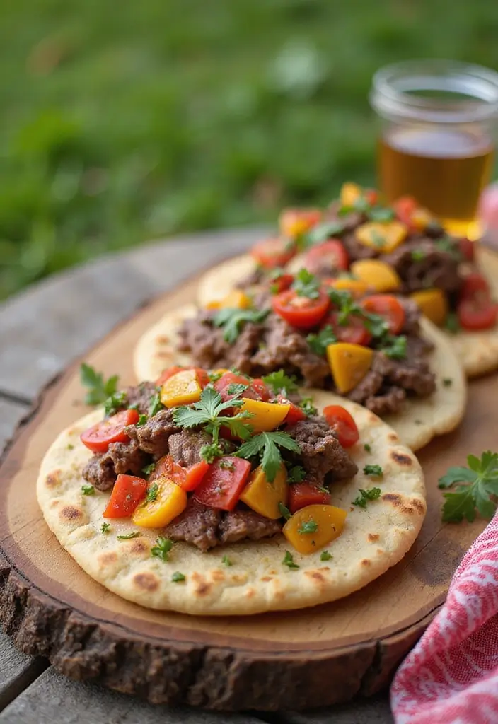 27 Spring Lamb Recipes Fresh and Light Seasonal Dishes 17. Lamb and Tomato Flatbreads