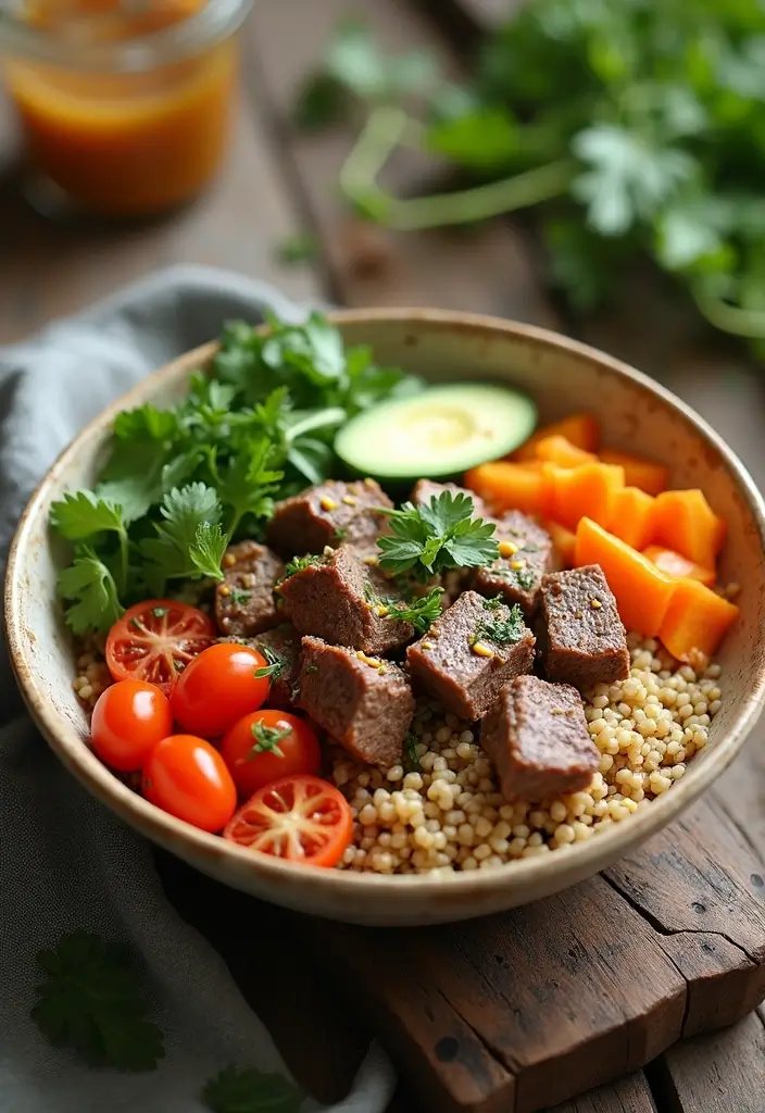 27 Spring Lamb Recipes Fresh and Light Seasonal Dishes 18. Mediterranean Lamb Bowl