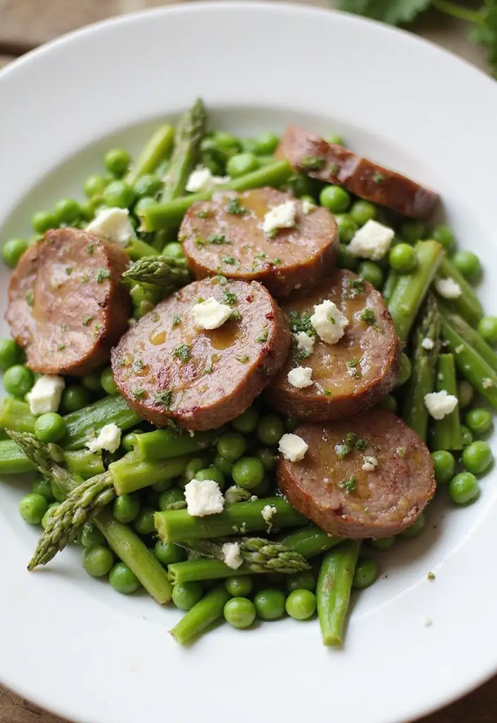 27 Spring Lamb Recipes Fresh and Light Seasonal Dishes 2. Spring Lamb Salad with Asparagus and Peas