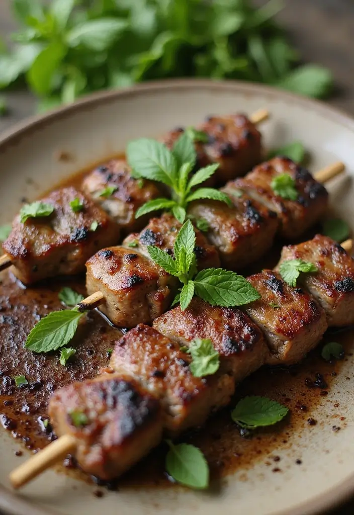 27 Spring Lamb Recipes Fresh and Light Seasonal Dishes 3. Minted Lamb Skewers