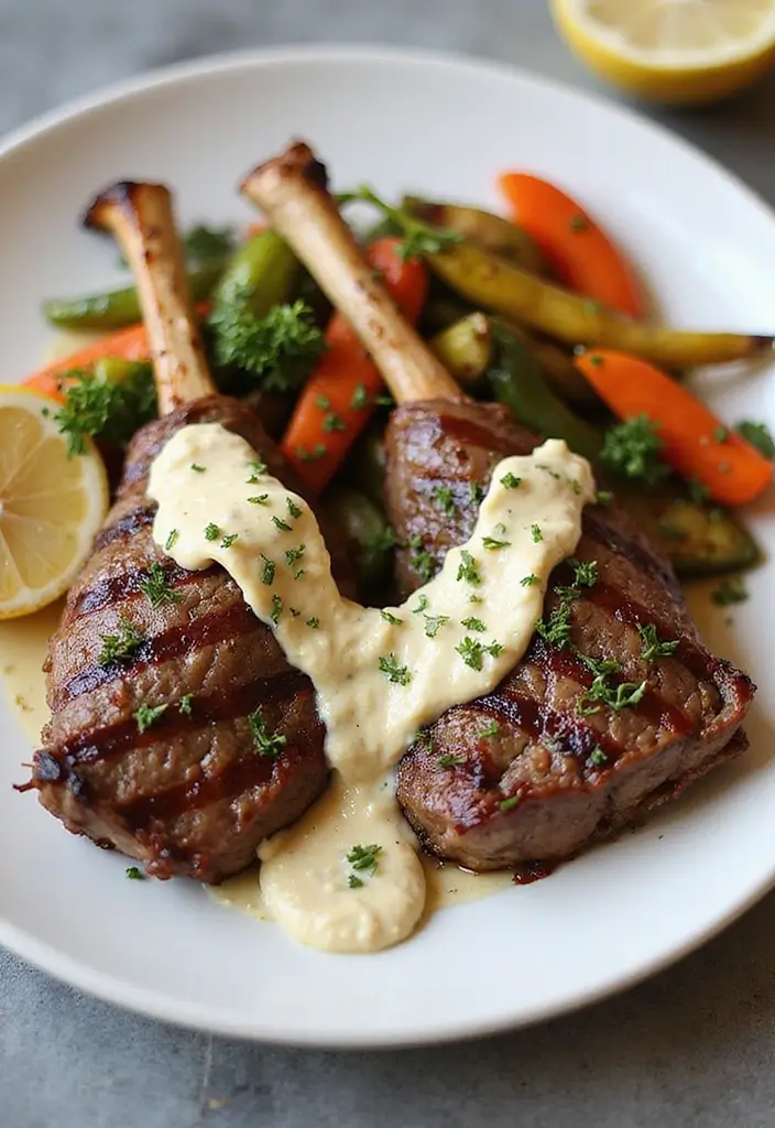 27+ Summer Lamb Recipes Fresh and Grilled Favorites - 17. Grilled Lamb with Roasted Garlic Aioli