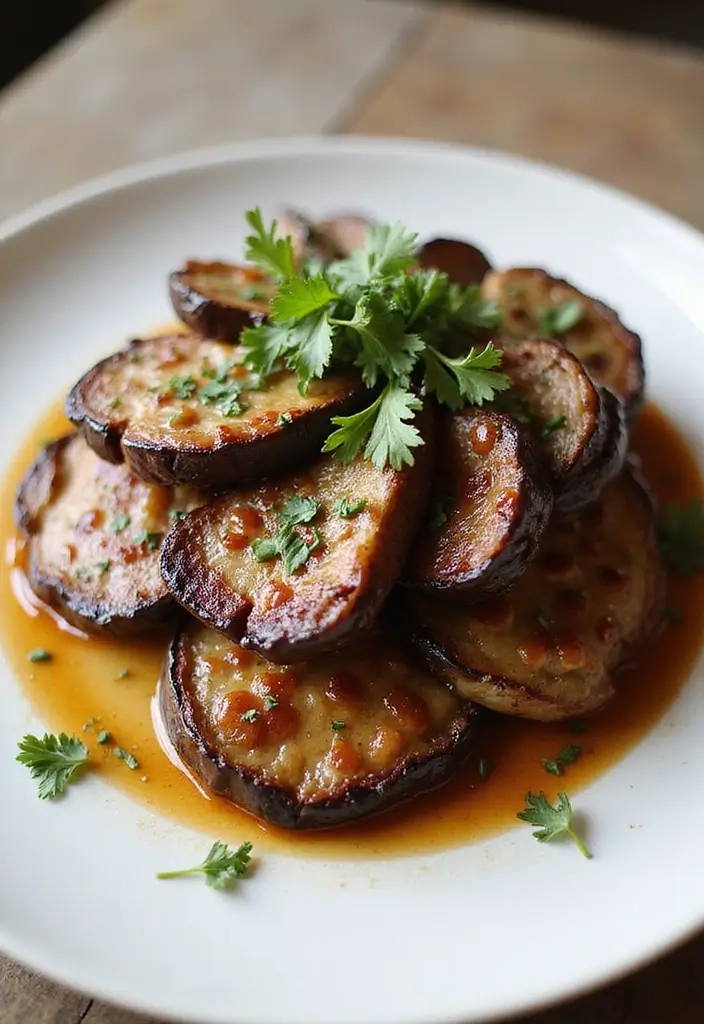 27+ Summer Lamb Recipes Fresh and Grilled Favorites - 19. Grilled Lamb and Eggplant Stack