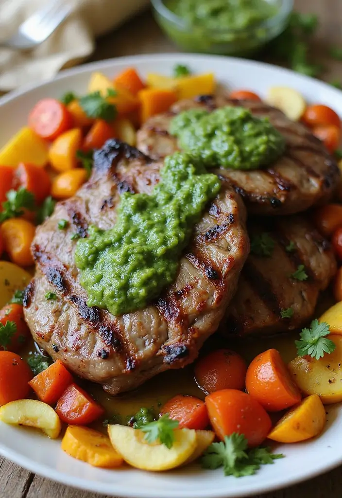 27+ Summer Lamb Recipes Fresh and Grilled Favorites - 23. Grilled Lamb with Salsa Verde