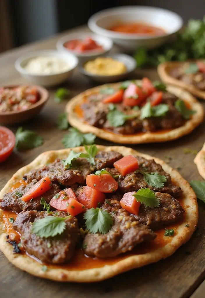 27+ Summer Lamb Recipes Fresh and Grilled Favorites - 25. Grilled Lamb Flatbreads with Toppings